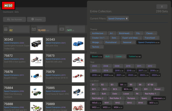 Intelligent and Instant Set Filtering